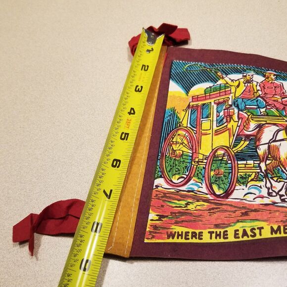 Vintage Carson City Catskill's New York felt pennant - Picture 6 of 7